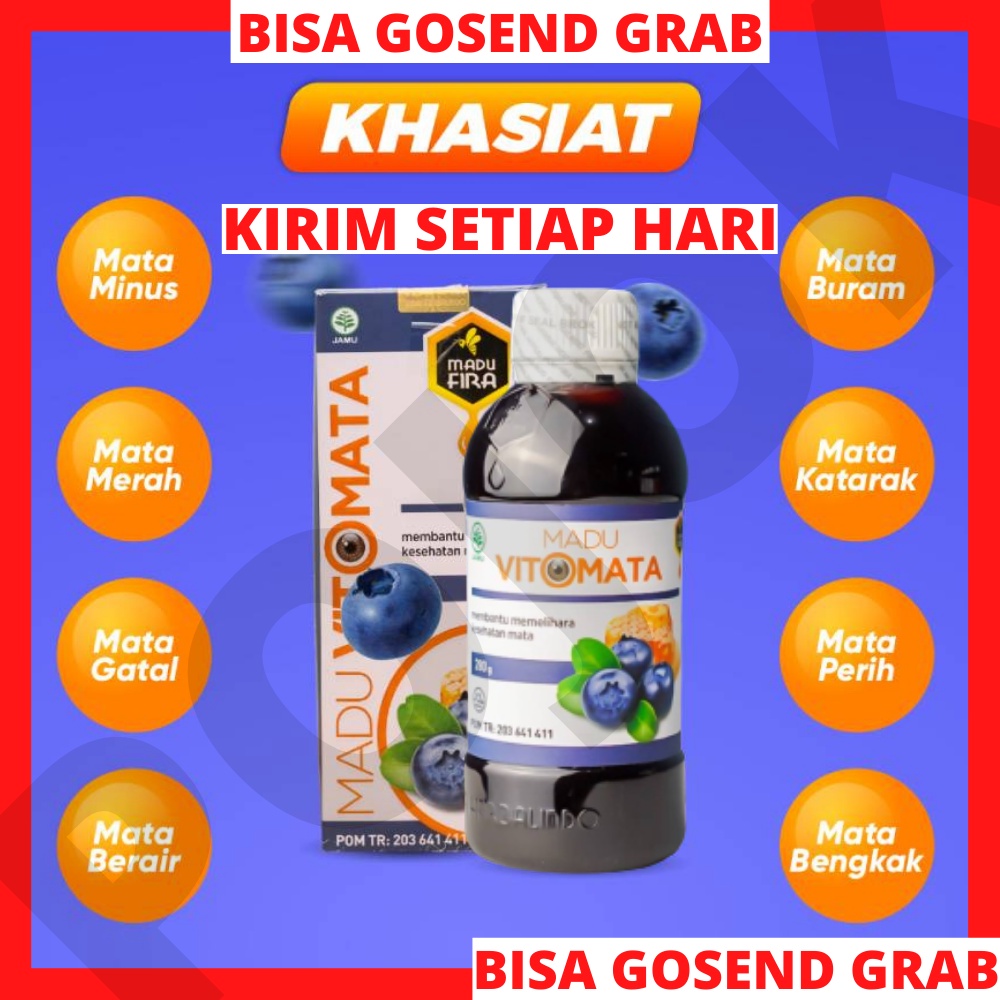 [PROMO] Madu VITOMATA Asli Original Ori Obat Sakit Mata Minus Plus Katarak Rabun Jauh Rabun Dekat Me