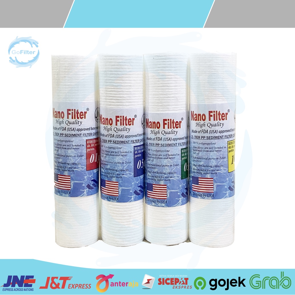 Jual CARTRIDGE FILTER AIR / WATER FILTER SPUN / SEDIMENT FILTER 10