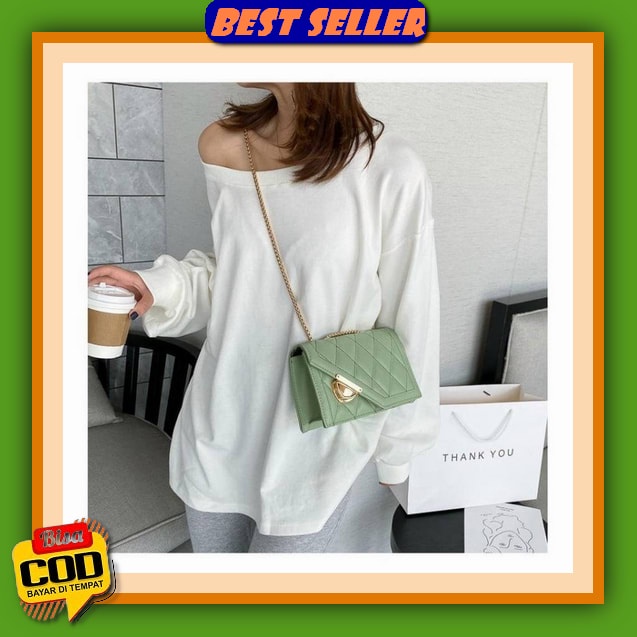 Tas Selempang Pria Wanita Slingbag Unisex Tas Kecil Untuk Hp Dompet Tas Mini Fashion Korea Tas Santa