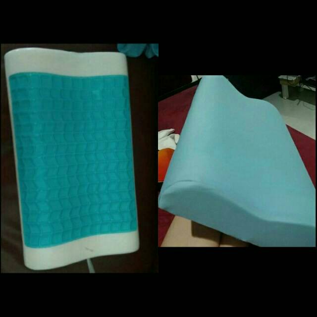 Informa Bantal Kesehatan Contour Cool Gel 30x50x10 Cm, Bantal Memory Foam Bantal Leher