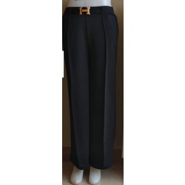 CELANA KULOT PANJANG WANITA HERMESS/CELANA KANTOR/CELANA PANJANG SCUBAPOLOS WANITA TERBARU TERLARIS-Hitam