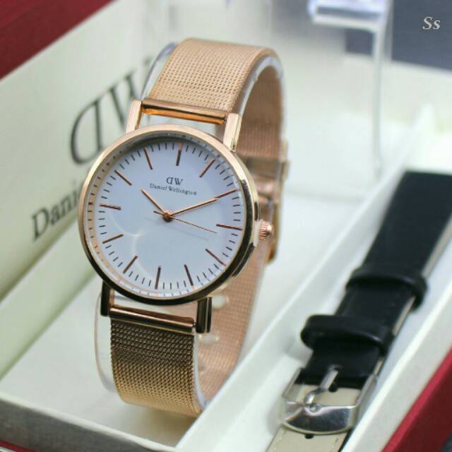 DW(DANIEL WELLINGTON PAKET)JAM TANGAN WANITA