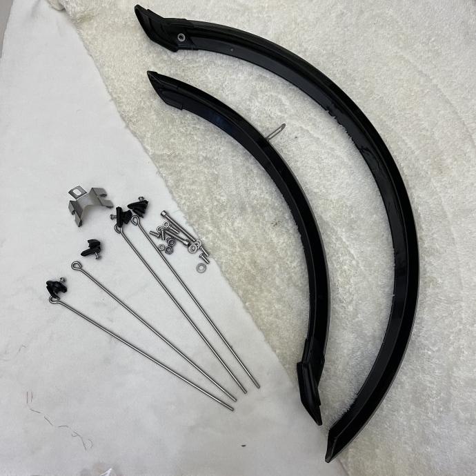 Spakbor Sepeda Lipat 20 V Brake Fender Mudguard Folding Bike