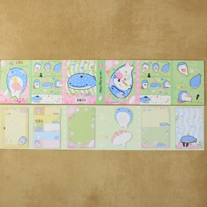 

Diskon Stick Note Memo Ikan Paus Lipat 6 - Hijau Promo Awal tahun