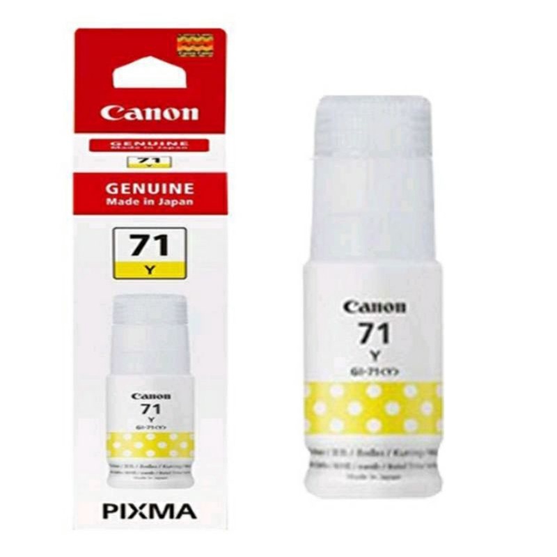 tinta canonG1-71yellow tipe printer Canon PIXMA G1020 / G2020 / G3020 / G3060