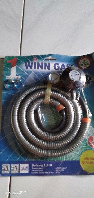 Selang Gas Regulator Paket Winn Gas W 298 Meter