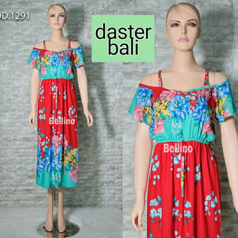 Daster Bali Sabrina Bahan Rayon Adem Lembut Allsize / Daster Wanita Sexy Premium / Longdress Wanita