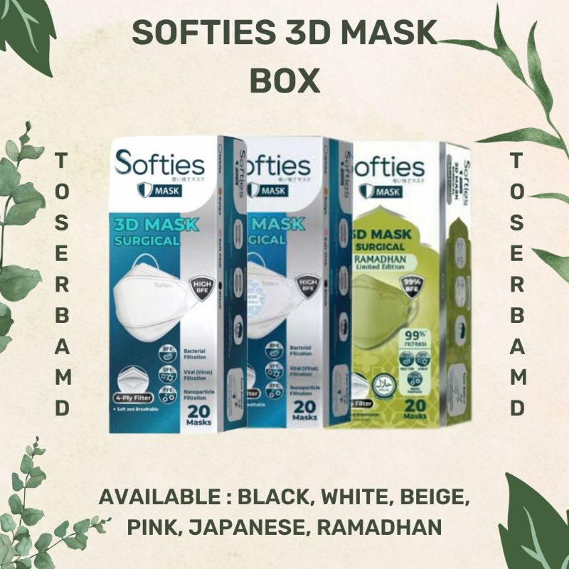 SOFTIES Masker Surgical 3D KF94 20's