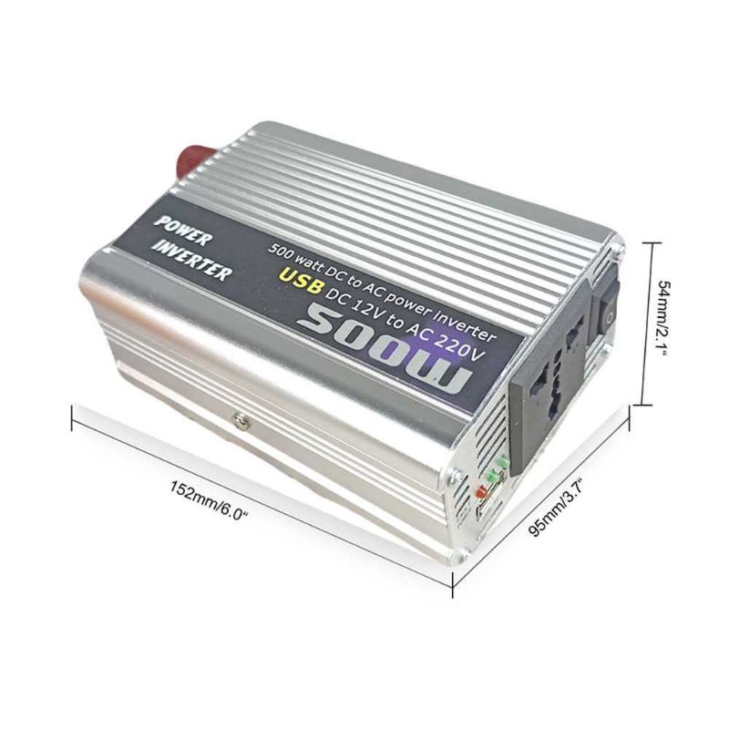 Inverter Listrik DC 12V to AC 220V 500W