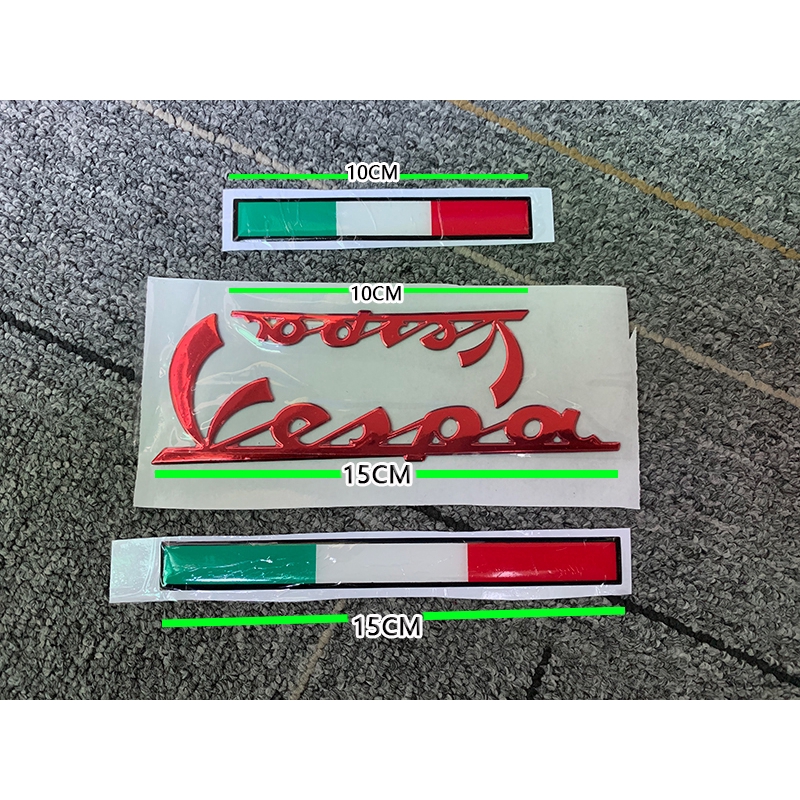 Vespa Stiker Emblem 3d Timbul Sticker Motor Stiker Untuk Piaggio Vespa Gts300 Lx125 Lx150 125 150 Ie Sprint Primavera 300 Lxv