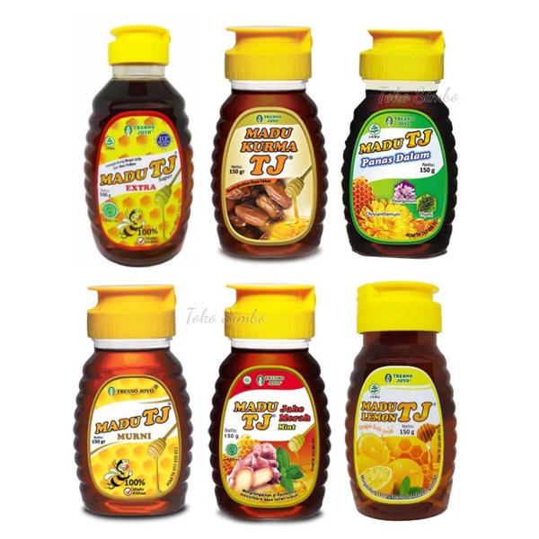 

Madu Tj tresno joyo aneka all varian murni extra kurma panas dalam jahe kemasan botol 150 gram