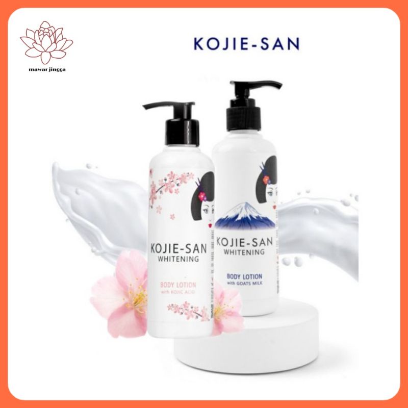 KOJIE SAN WHITENING BODY LOTION / kojisan hand body / sabun / shower body wash/scrub  250 ml