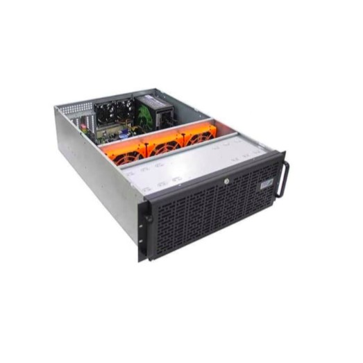 IC4008 - Case Rack 4U w/ 800watt ATX MODULAR 80+ SILVER -INDOCASE