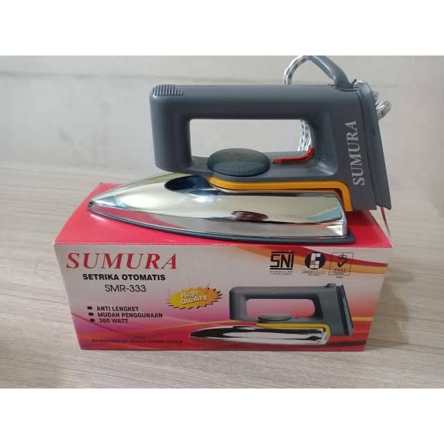 Setrika Listrik SUMURA SMR-333 STENLISS BODY MANTAP