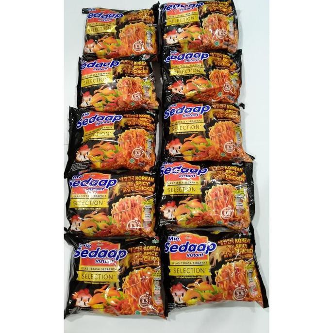 

Terlaris# Mie Sedap Goreng Seletion Rasa Korean Spicy Chiken 10Pcs