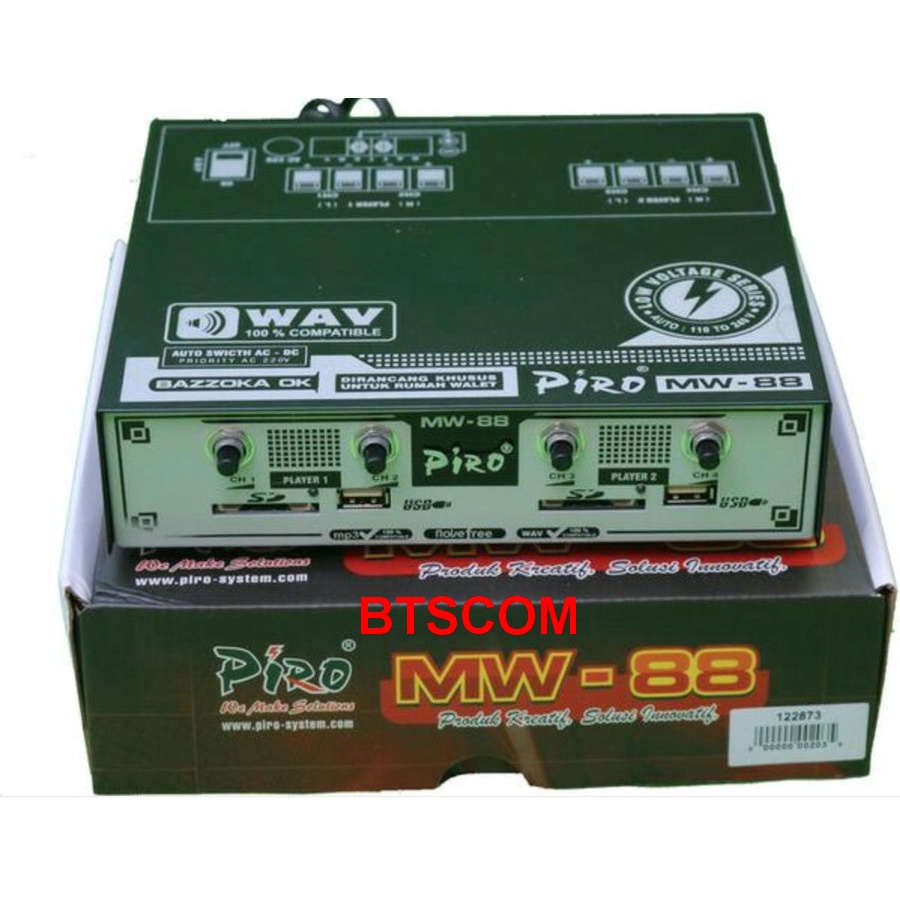 Mesin amplifier  piro mw88 . MW 88