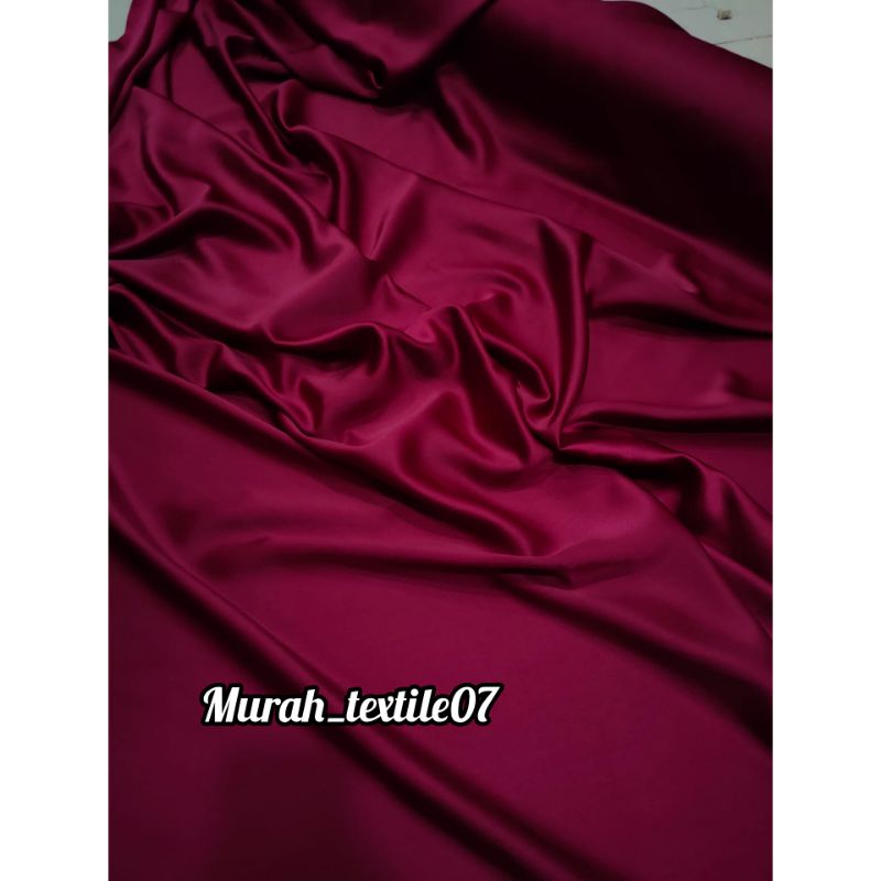 Kain Satin Maxmara Silk/ Maxmara premium/ harga 0,5m