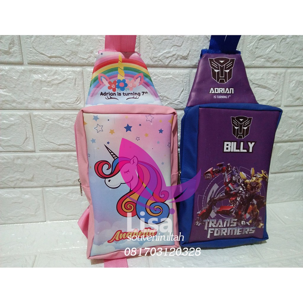 

Crossbody bag /Hampers/Souvenir Ulang Tahun/Aqiqahan/Tasyukuran/goodie