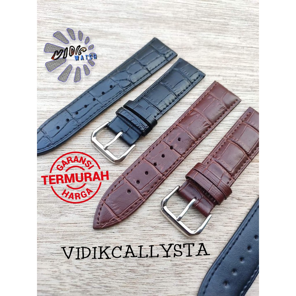 Tali jam kulit Leather Strap Lugs 22mm 20MM Quick Release Smart watch 20 22 MM