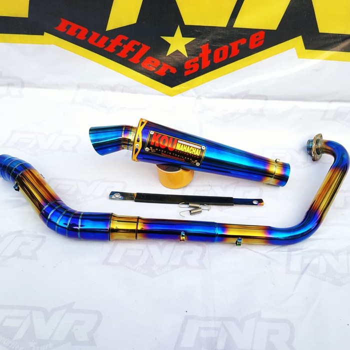 KNALPOT KOU MAHACAI BLUEMOON VIXION - FU - SONIC - CBR150R - CB150R