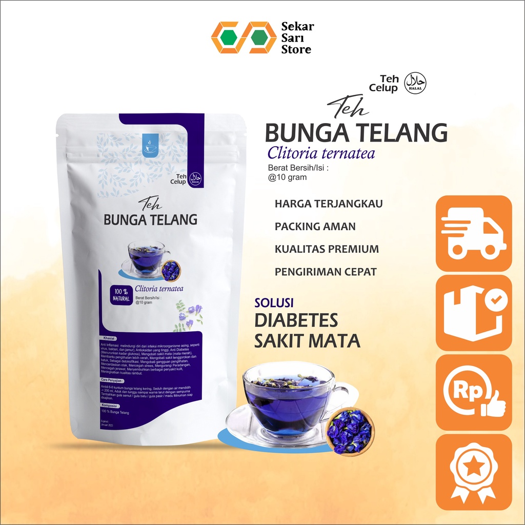

TEH TELANG / BUNGA TELANG / BUNGA TELANG KERING / TEH BUNGA TELANG / TEH TELANG KERING