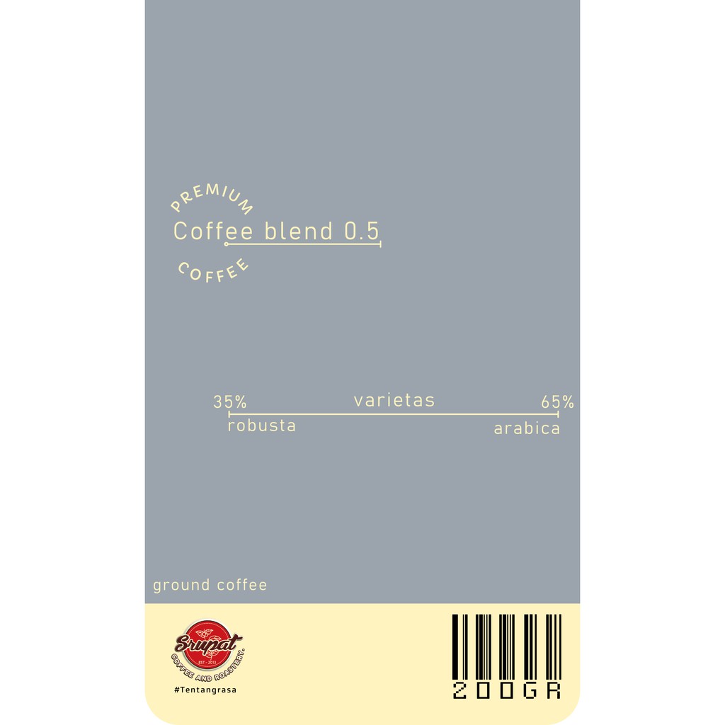 

KOPI HOUSE BLEND / COFFEE BLEND 0.5 tersedia kemasan 200gr hingga 1000gr