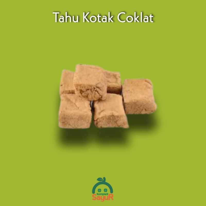 

Tahu Coklat Segar Premium Tanpa Pengawet