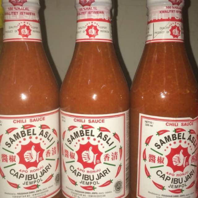 

Sambel asli cap ibu jari 320 ml