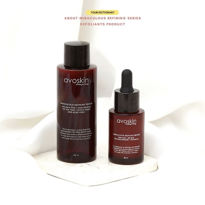 AVOSKIN Miraculous Refining Paket ORIGINAL BPOM