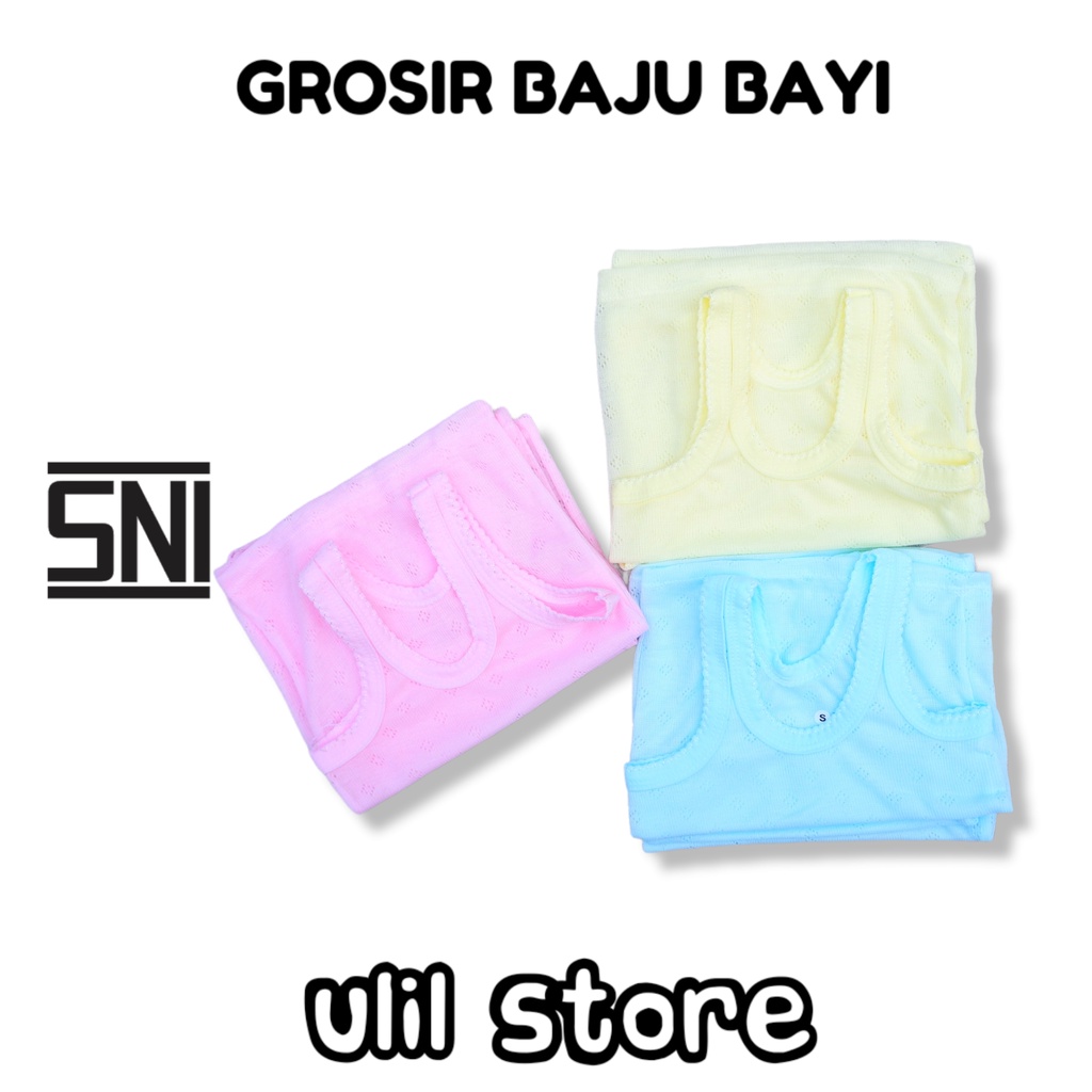 Isi 3PCS Singlet / Singlet Bayi / Singlet Anak / Kaos Dalam Anak / Kaos Dalam Bayi