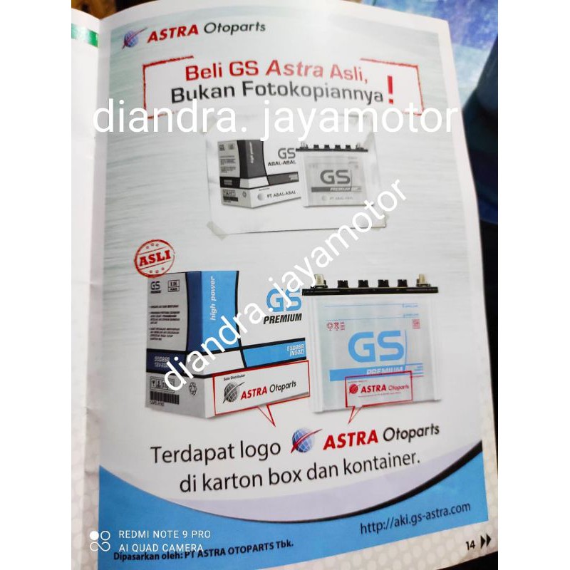 AKI KERING GS ASTRA  GT6A (GM5Z-3B) UNTUK YAMAHA JUPITER Z LAMA, ROBOT, BURHAN