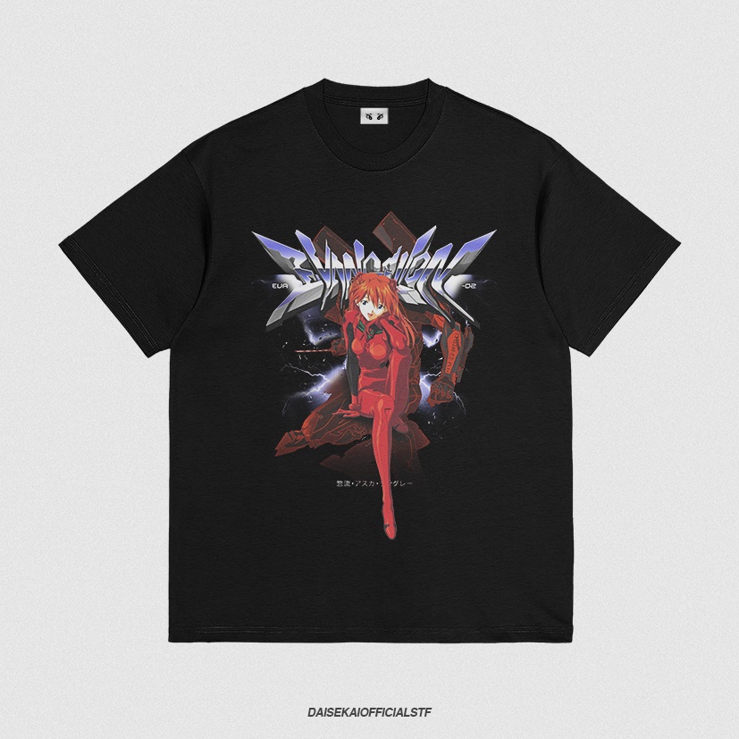 ASUKA EVANGELION DAISEKAI VINTAGE OVERSIZE TEE