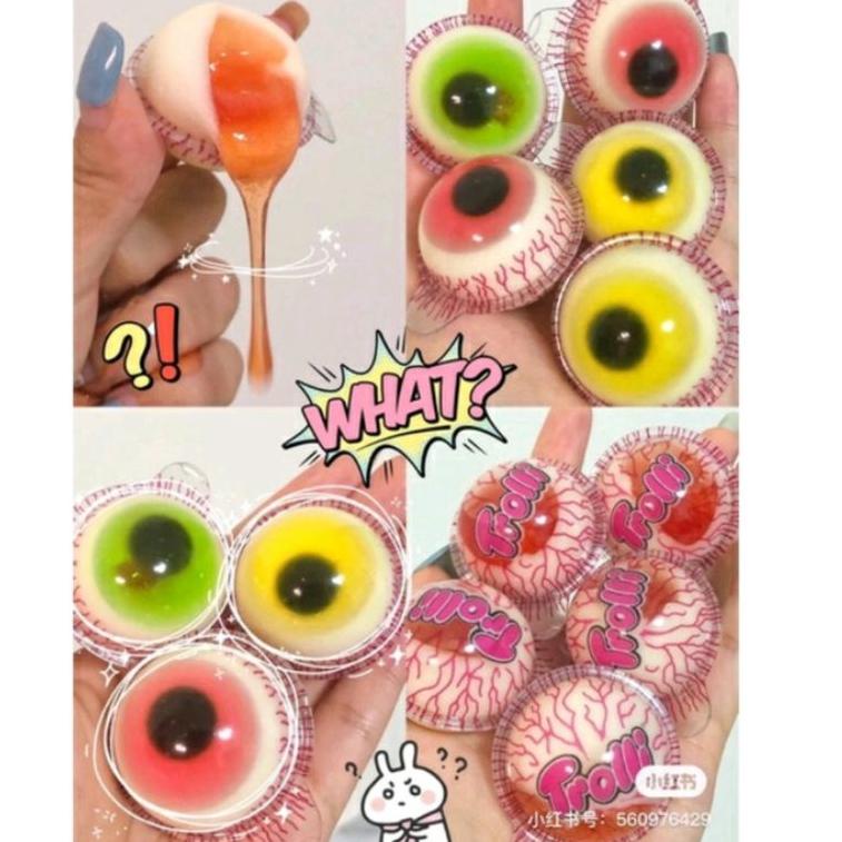 

[KODE PRODUK MRWVD4273] [1PCS]Trolli Planet Gummy/Dragon Eye/Soccer Ball/Stella Ball/Duck Jelly/Sports Ball/Apel/Peach