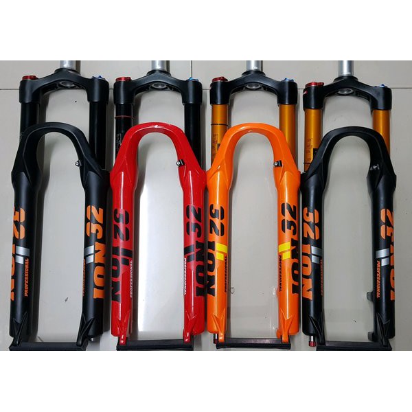 berkualitas  Fork Ion 27.5 UD32 Travel 120 BLACK Oversize non Tapper Lock Rebound Sticker Model Fox