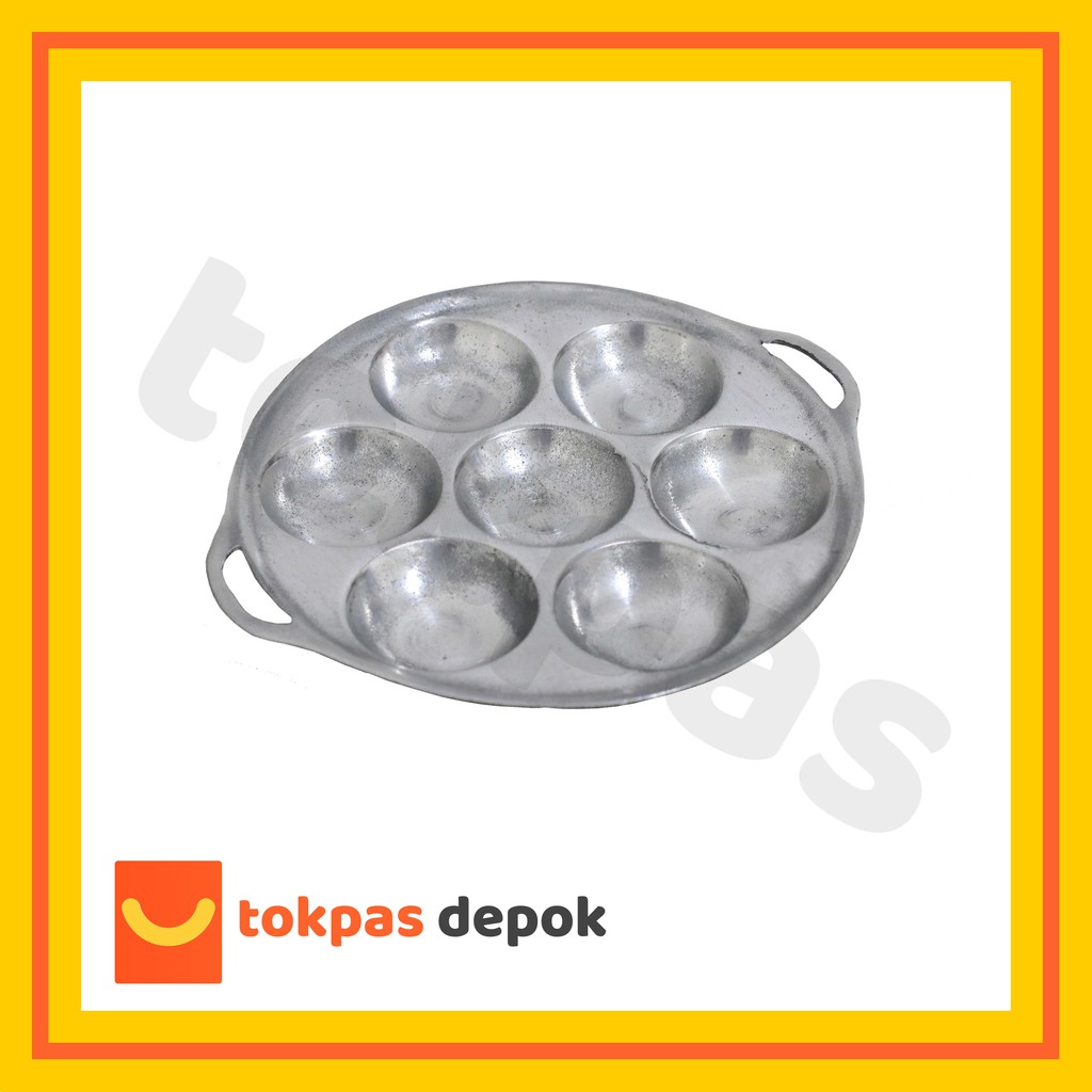 Cetakan Martabak Telur Puyuh Lubang 7 Baklor Kue Lumpur