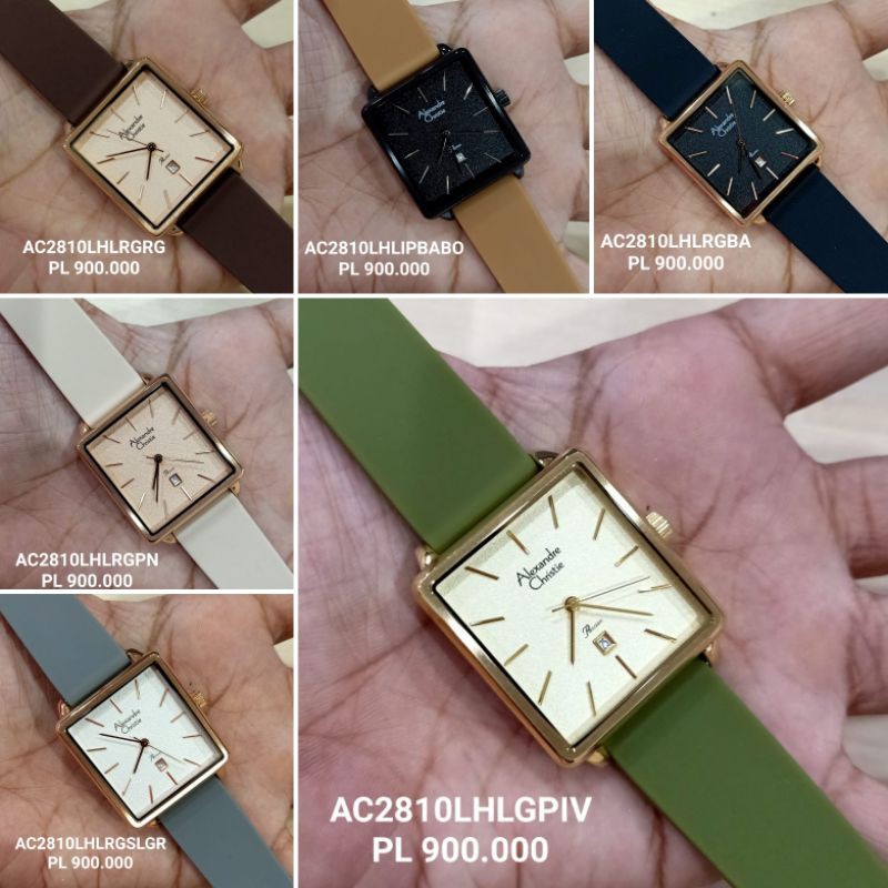New Ac2810 Rubber Strap | Jam Wanita AC 2810 LH
