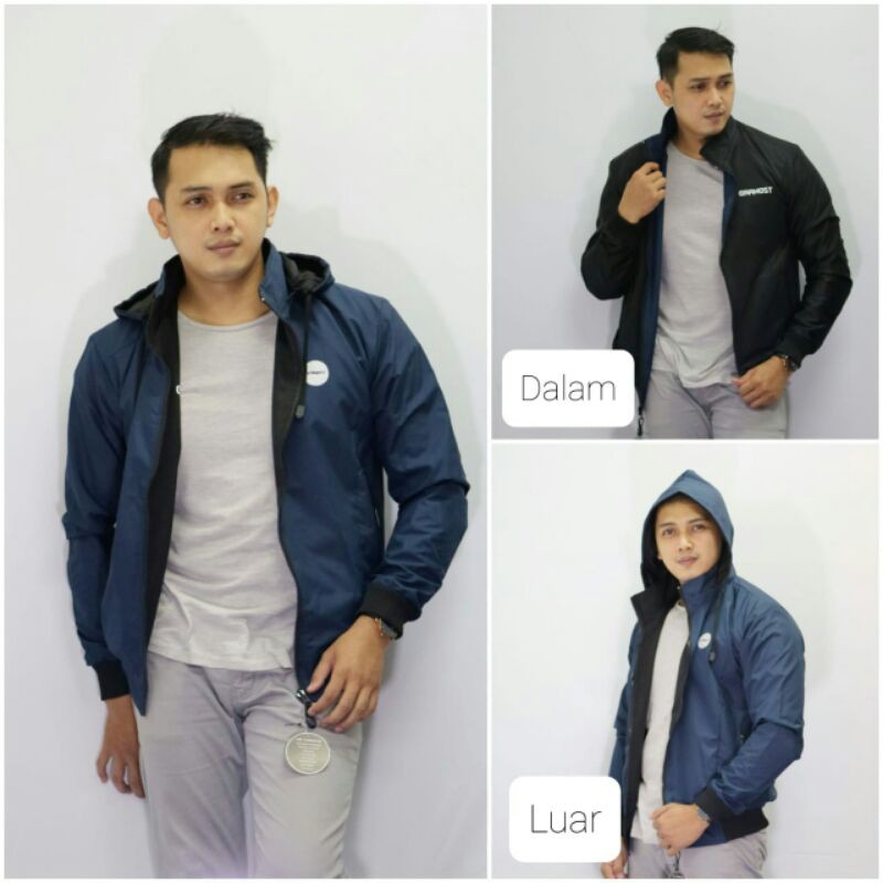 jaket bolak balik