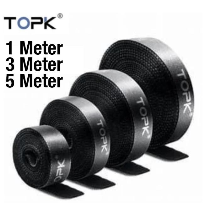 

Velcro Pengikat Kabel Cable Organizer 5 Meter - 1 Meter