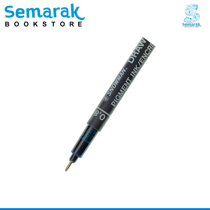 

Pendrawing- Snowman Drawing Pen 700 0.8 - Hitam -Drawing-Pen.