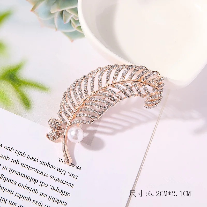 Ins Kepribadian Shiny Bros Berlian Imitasi Rusa Merak Bros Mutiara Unisex Bros Aksesoris indah-44#