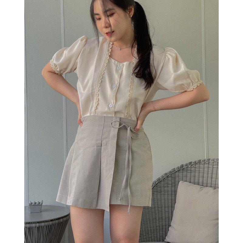 Miyuki Korean Lace Blouse