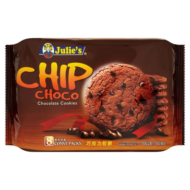 

Biskuit Cokelat- Julie's Chip Choco Chocolate Cookies