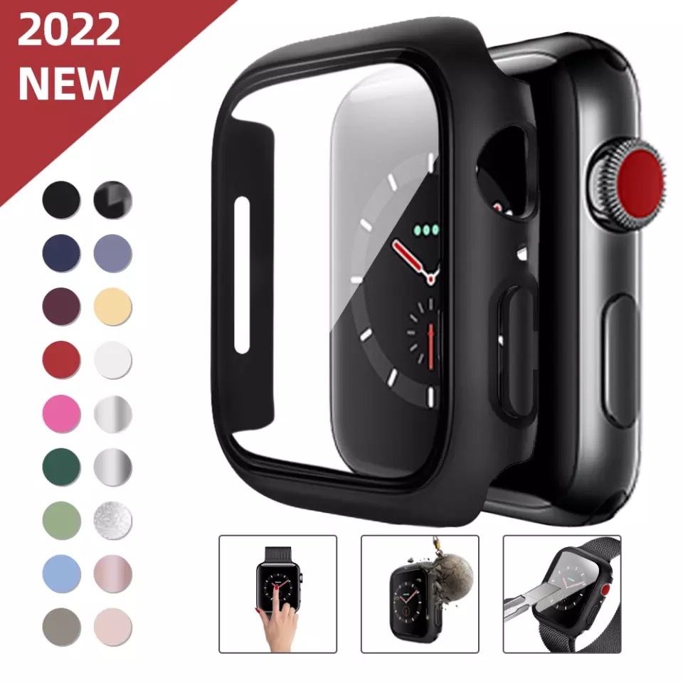 BUMPER HARD CASE Series 7 iWATCH 2 in 1 PELINDUNG LAYAR 41/45MM