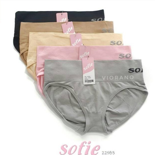 Celana Dalam Wanita Sofie 22583 Rajut Stretch Cd Cewek Semi Korset Penekan Lemak Muat XXL