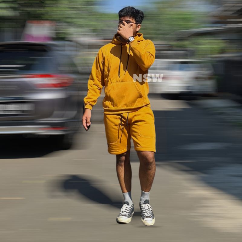 setelan outdoor hoodie NSW