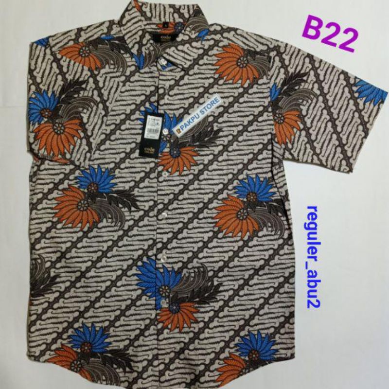 Kemeja Batik Pria Merek COLE Original Branded Matahari