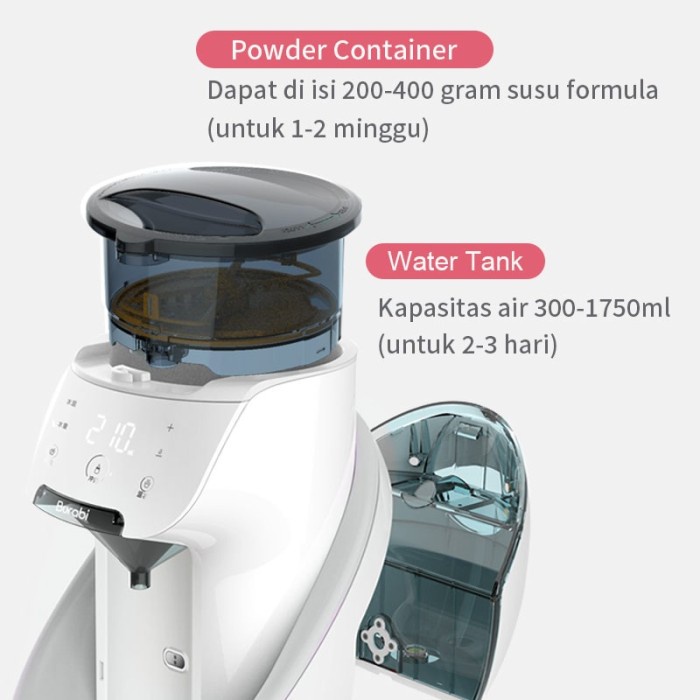 Burabi Milk Maker / Smart Formula Milk Maker / Mesin Susu Otomatis