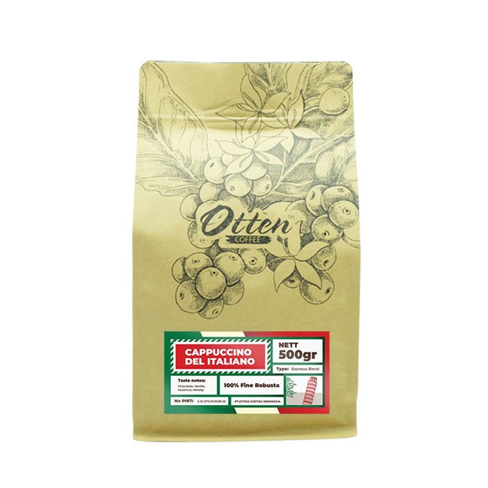 

kopi-biji- cappuccino del italiano - wholebean -biji-kopi.