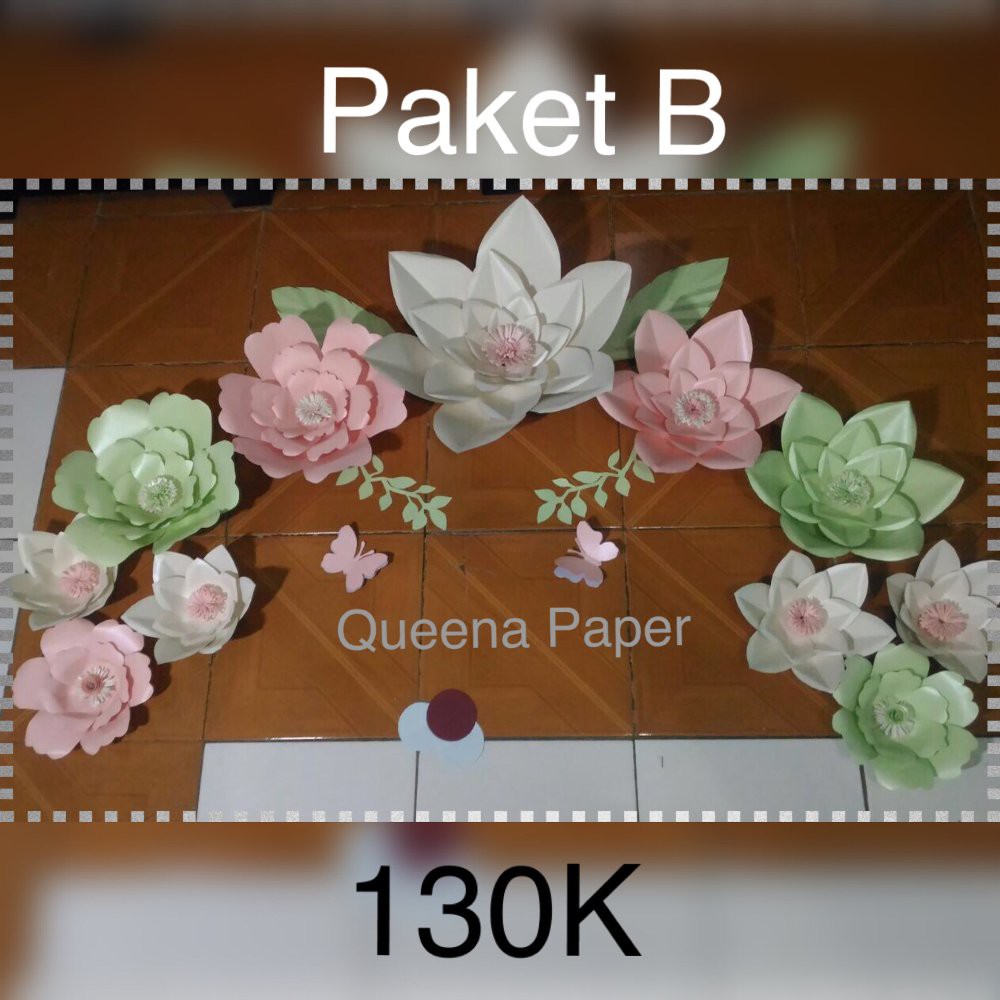 

Jual Paper flowers paket B Murah