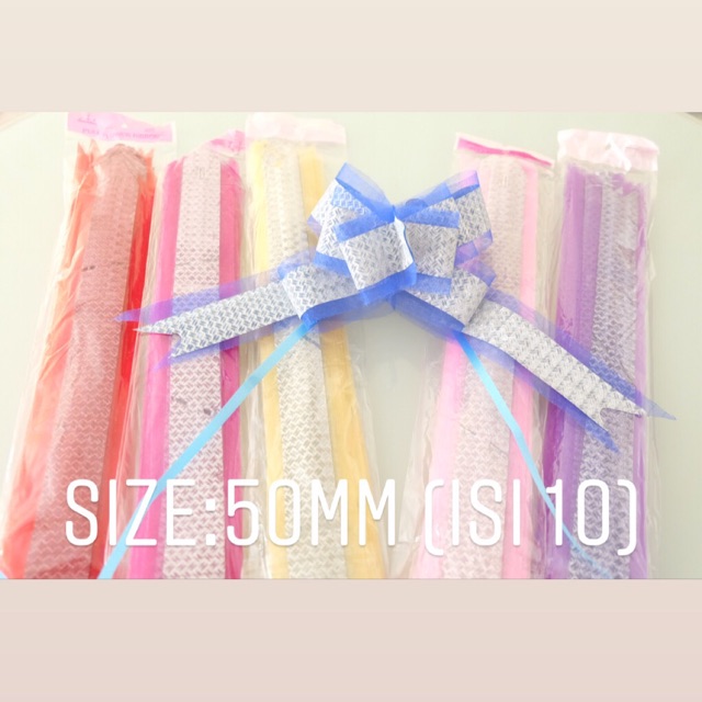 

pita tarik kain besar size 50mm isi 10 hantaran souvenir